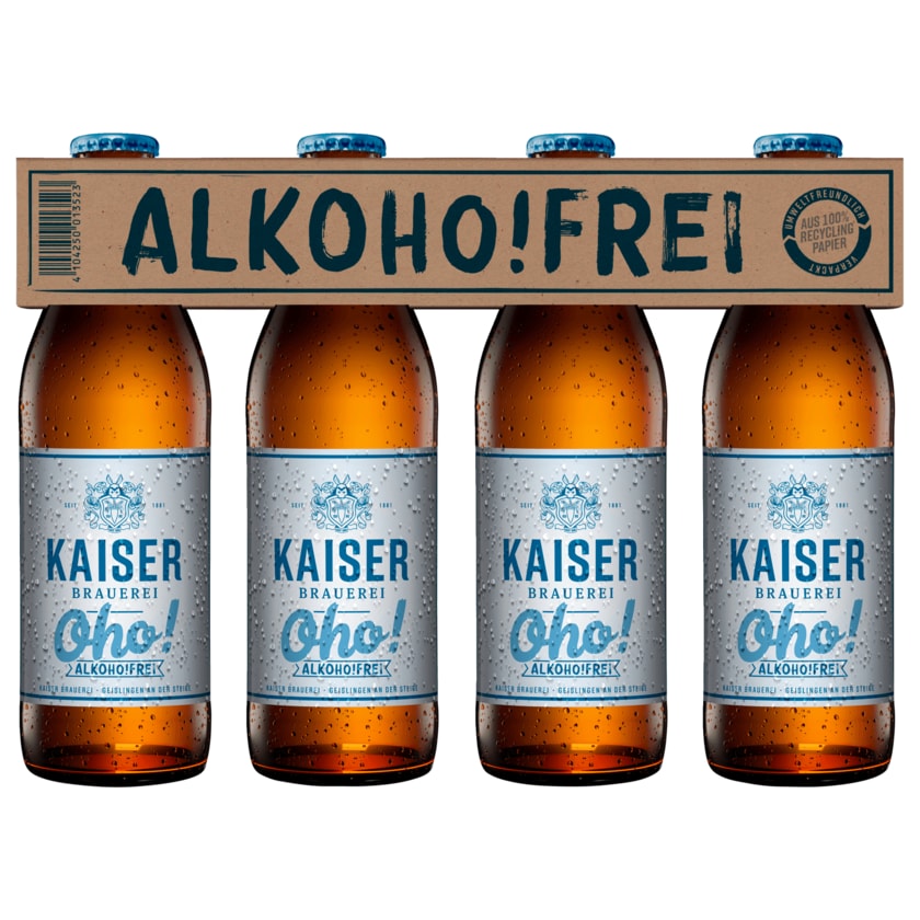 Kaiser Brauerei Bio Oho! Alkoho!frei alkoholfrei 4x0,33l
